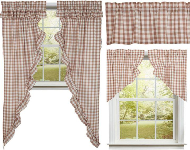 Annie Buffalo Check Portabella Curtain Collection
