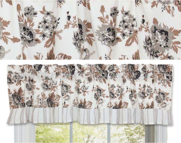 Annie Portabella Floral Curtain Collection