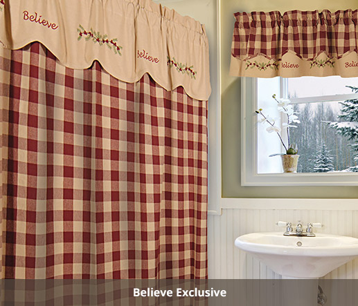 Believe Shower Curtain