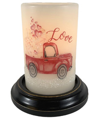 Candle Sleeve - Love Truck