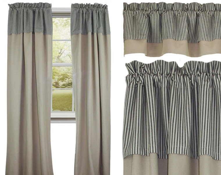 Clanton Black Curtain Collection