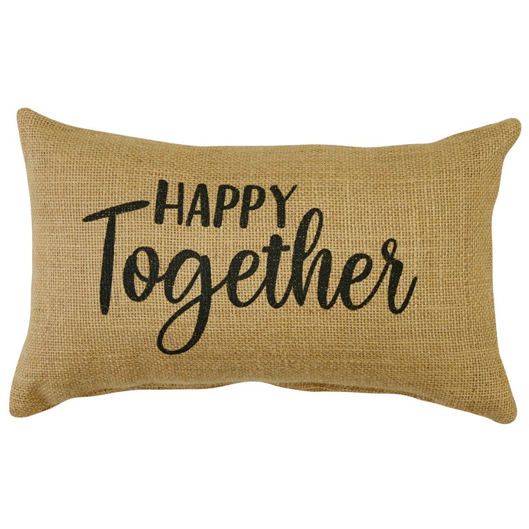 Happy Together Sentiment Pillow - 7x12