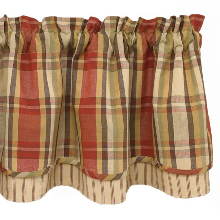 Heartfelt Valance - Lined Layered 72x16