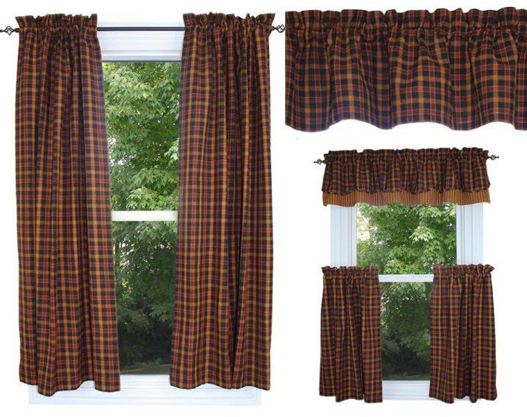 Homestead Black Curtain Collection