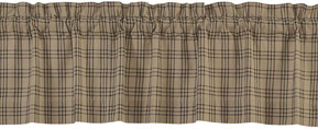 Sawyer Mill Charcoal Plaid Valance