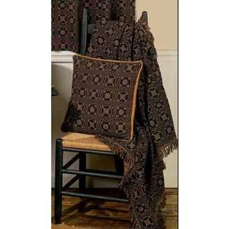 Lover's Knot Jacquard Afghan