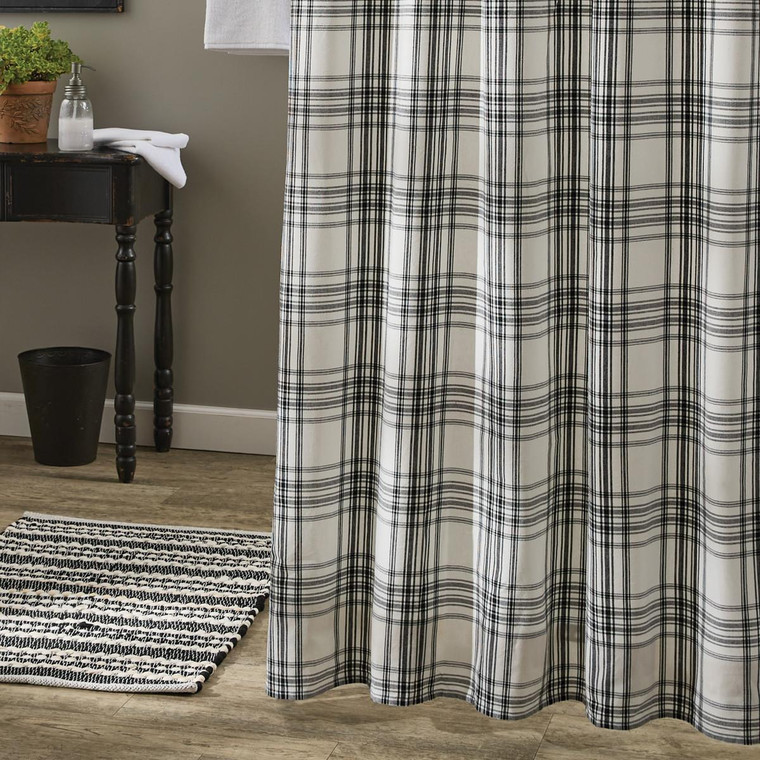 Onyx & Ivory Shower Curtain