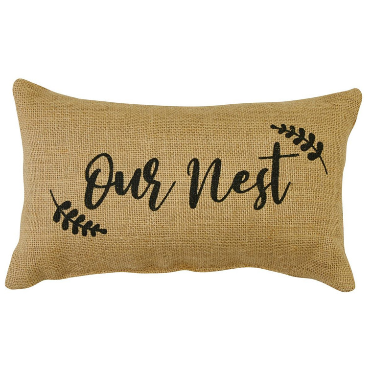 Our Nest Sentiment Pillow - 7x12