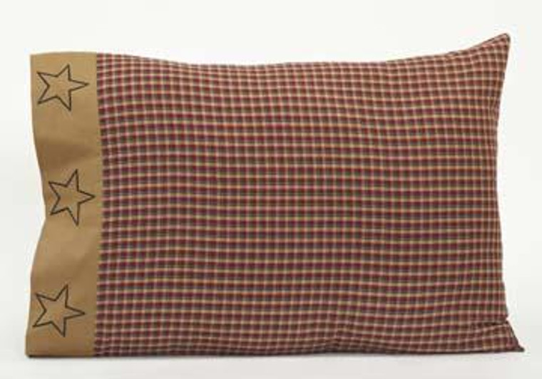 Patriotic Patch Pillowcases - Standard Set of 2