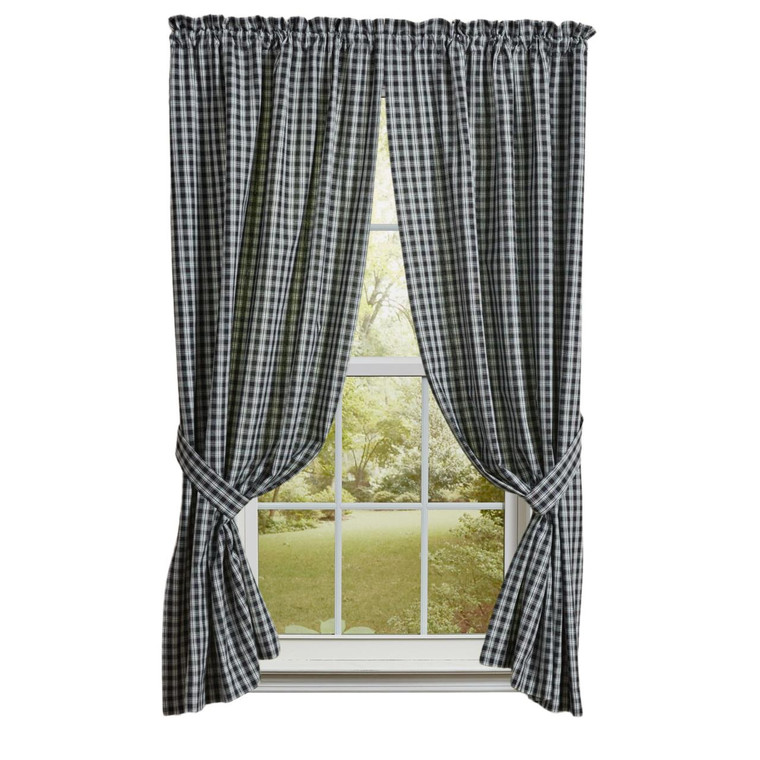 Stafford Black & Cream Panels - 72x63