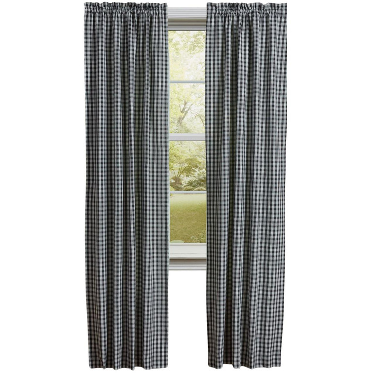 Stafford Black & Cream Panels - 72x84