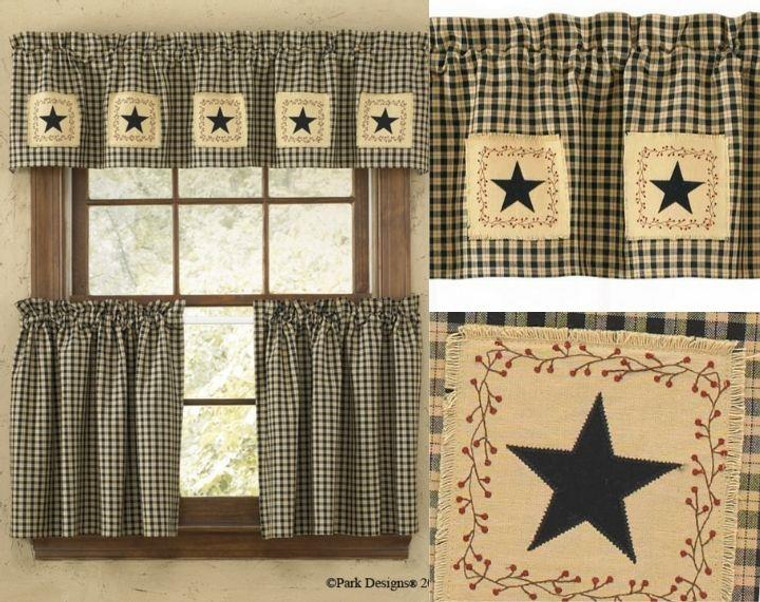 Star Patch Curtain Collection