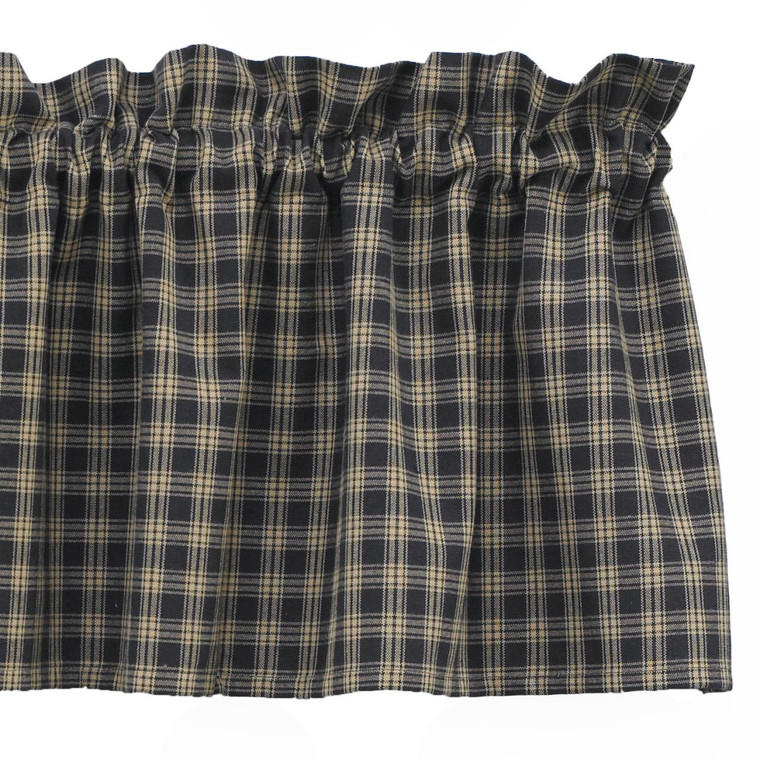 Sturbridge Black Valance - 72x14