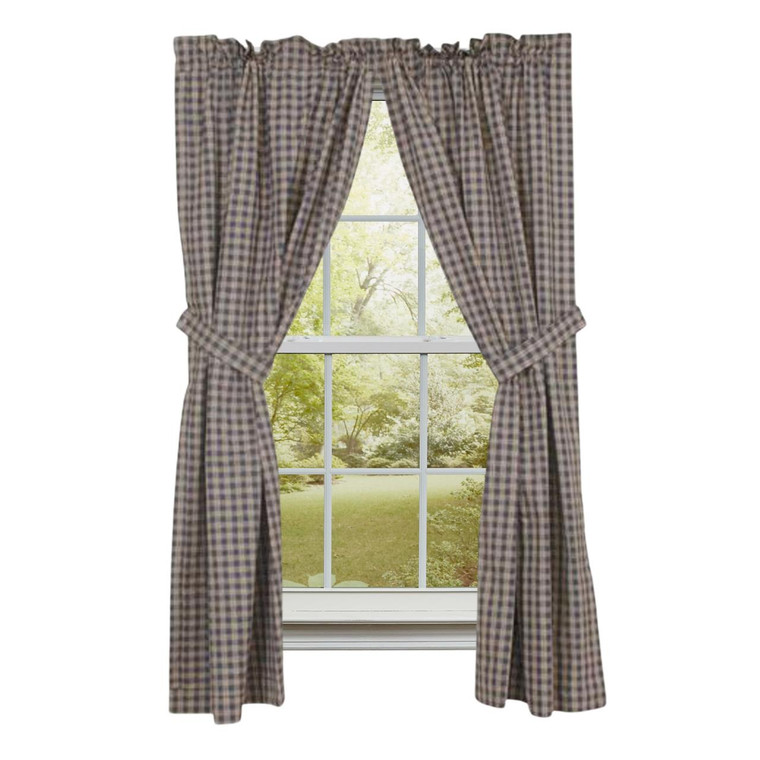 Sturbridge Navy Panels - Lined 72x63