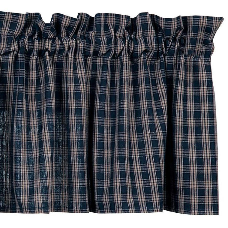 Sturbridge Navy Valance - 72x14