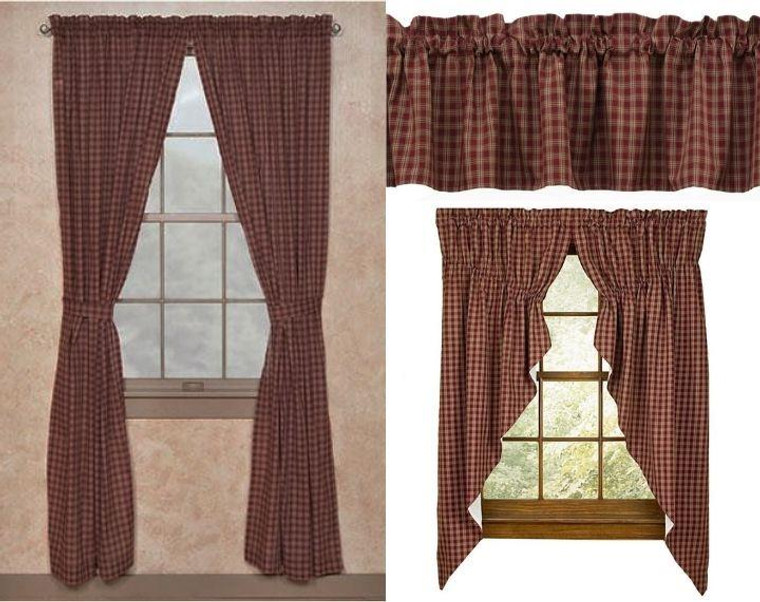 Sturbridge Wine Curtain Collection