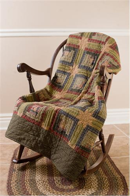 Tea Cabin Throw - Quilted