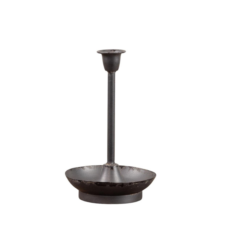 Traditional Black Candlestick - 10.25" Taper