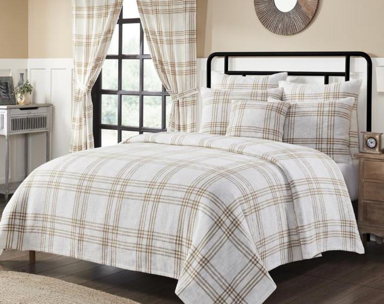 Wheat Plaid Bedding Collection