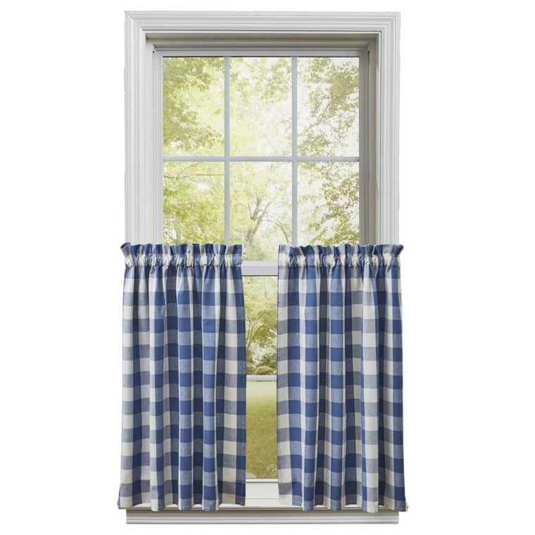 Wicklow Check China Blue Tiers - 72x36